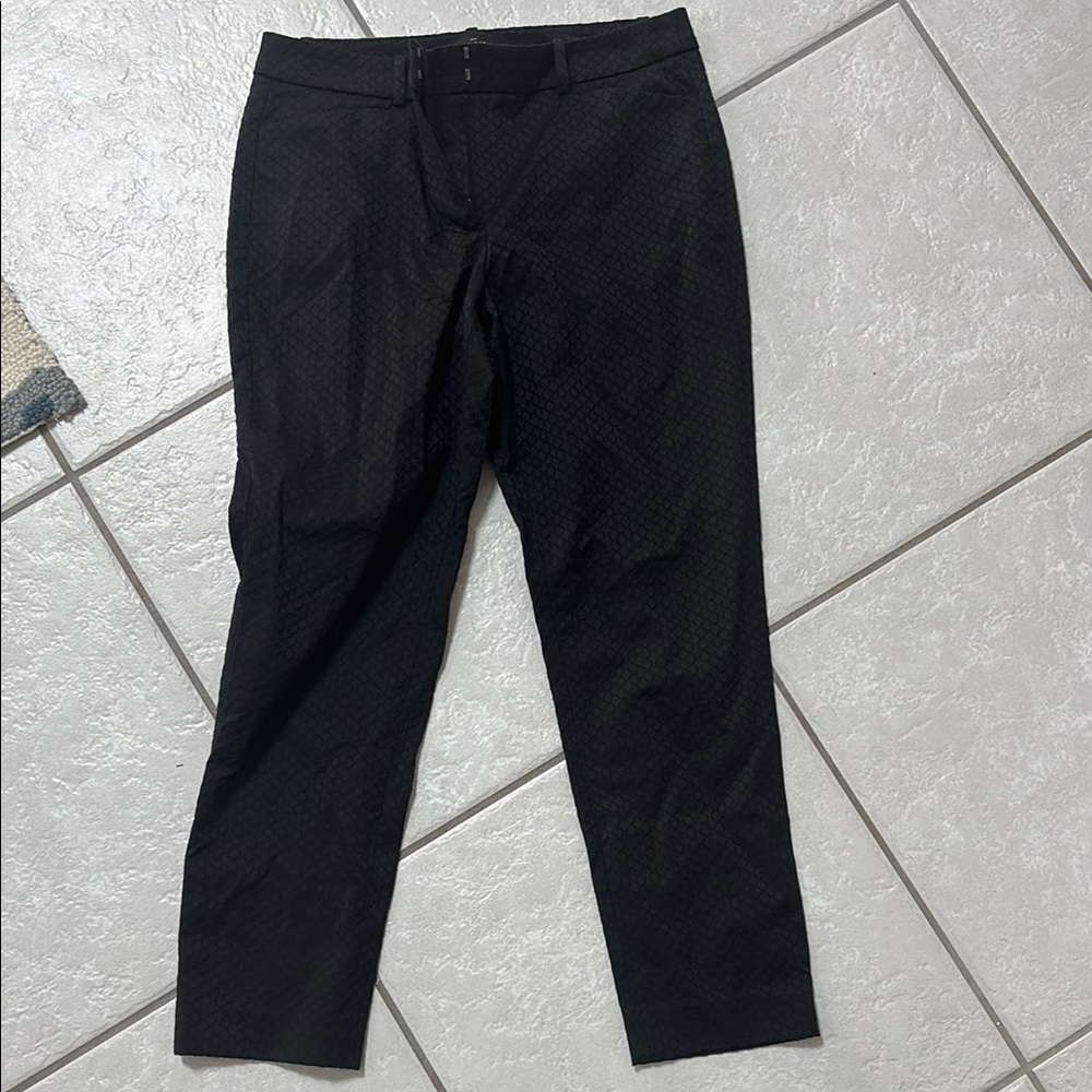 Elegant Black patterned  women’s Dress Pants